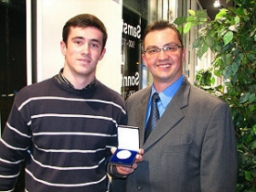 Jakob Schoch mit Silbermedaille